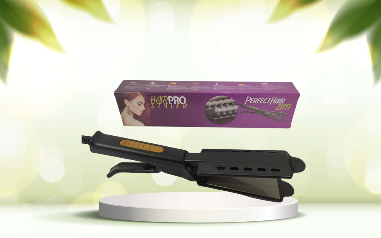 Scopri la piastra 2 in 1 Hair Pro Style: asciuga e liscia i capelli in un solo gesto